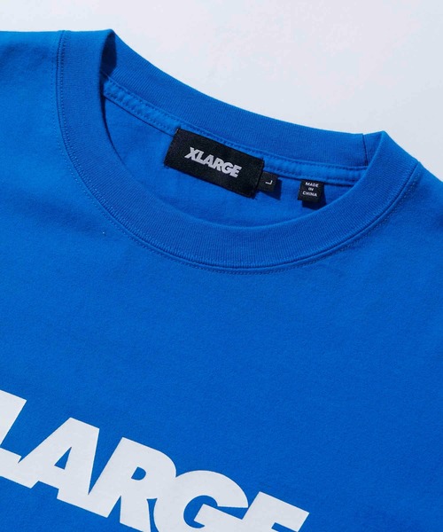 XLARGE（エクストララージ）の「STANDARD LOGO L/S TEE（Tシャツ/カットソー・メンズ・パープル/ブラック/ブルー/ホワイト/グリーン・S/M/L/XL）」の21枚目の写真