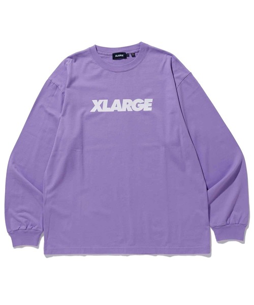 XLARGE（エクストララージ）の「STANDARD LOGO L/S TEE（Tシャツ/カットソー・メンズ・パープル/ブラック/ブルー/ホワイト/グリーン・S/M/L/XL）」の20枚目の写真