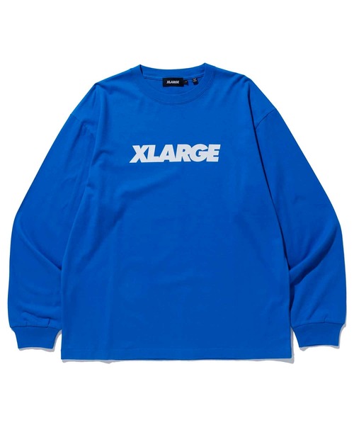 XLARGE（エクストララージ）の「STANDARD LOGO L/S TEE（Tシャツ/カットソー・メンズ・パープル/ブラック/ブルー/ホワイト/グリーン・S/M/L/XL）」の7枚目の写真