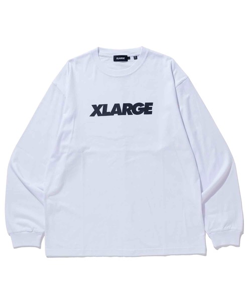 XLARGE（エクストララージ）の「STANDARD LOGO L/S TEE（Tシャツ/カットソー・メンズ・パープル/ブラック/ブルー/ホワイト/グリーン・S/M/L/XL）」の15枚目の写真