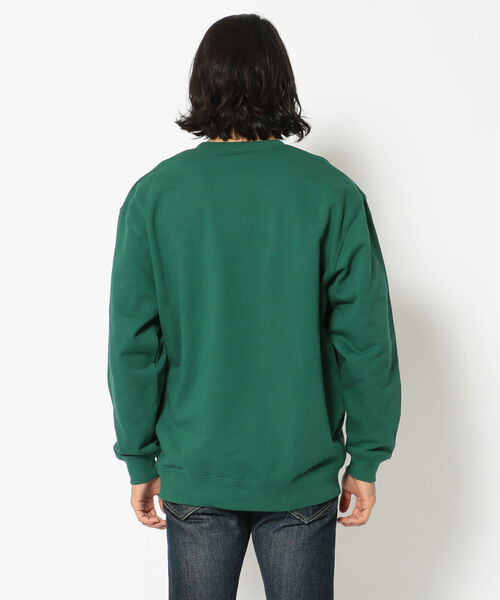 AVIREX（アヴィレックス）の「【直営店限定】ニューヨーク カレッジ ロゴ スウェット / NEWYORK COLLEGE LOGO SWEAT / アヴィレックス / AVIREX（スウェット・メンズ・グリーン/パープル/チャコールグレー・MEDIUM/LARGE/X-LARGE）」の5枚目の写真
