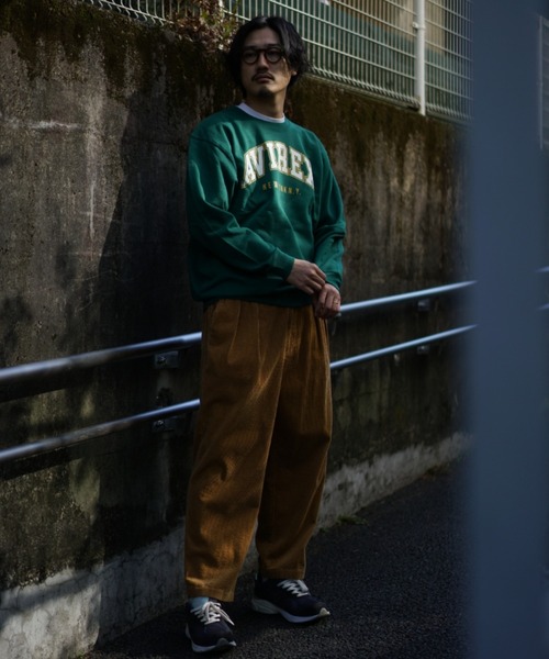 AVIREX（アヴィレックス）の「【直営店限定】ニューヨーク カレッジ ロゴ スウェット / NEWYORK COLLEGE LOGO SWEAT / アヴィレックス / AVIREX（スウェット・メンズ・グリーン/パープル/チャコールグレー・MEDIUM/LARGE/X-LARGE）」の17枚目の写真