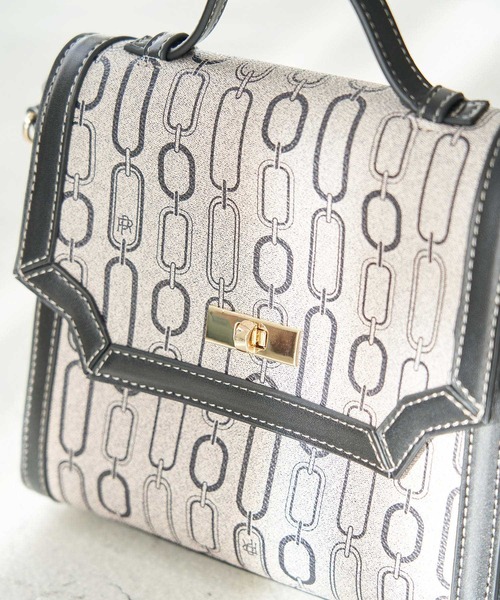 ROPE' PICNIC（ロペピクニック）の「モノグラムフラップミドルショルダーバッグ（ショルダーバッグ・レディース・ブラウン/ブラック系その他・FREE）」の9枚目の写真