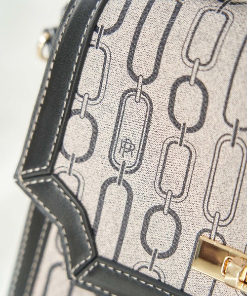 ROPE' PICNIC（ロペピクニック）の「モノグラムフラップミドルショルダーバッグ（ショルダーバッグ・レディース・ブラウン/ブラック系その他・FREE）」の14枚目の写真