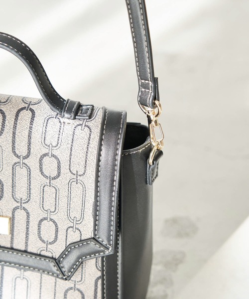 ROPE' PICNIC（ロペピクニック）の「モノグラムフラップミドルショルダーバッグ（ショルダーバッグ・レディース・ブラウン/ブラック系その他・FREE）」の8枚目の写真