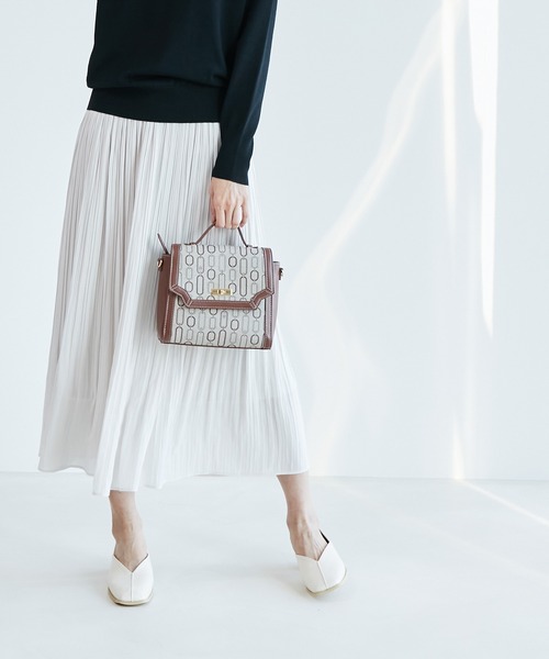 ROPE' PICNIC（ロペピクニック）の「モノグラムフラップミドルショルダーバッグ（ショルダーバッグ・レディース・ブラウン/ブラック系その他・FREE）」の6枚目の写真