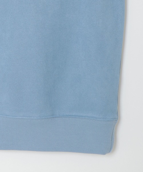 ikka（イッカ）の「フェイクスウェード刺繍プルオーバー（スウェット・メンズ・チャコールグレー/ライトグレー/オリーブ/ピンク/ブルー・S/M/L/XL）」の16枚目の写真