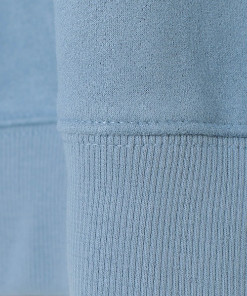 ikka（イッカ）の「フェイクスウェード刺繍プルオーバー（スウェット・メンズ・チャコールグレー/ライトグレー/オリーブ/ピンク/ブルー・S/M/L/XL）」の18枚目の写真