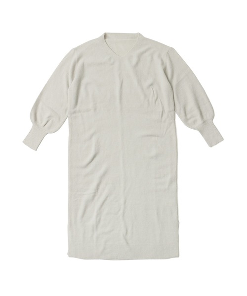 Fashion Letter(ファッションレター)の「Vネックニットロングワンピース(ワンピース・レディース・ブラック/ライトグレー/ベージュ/ブラウン/グレー・M~L/LL~3L/4L~5L)」の15枚目の写真