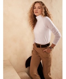 Banana Republic（バナナリパブリック）の「テンセル ウール タートルネック Tシャツ（Tシャツ/カットソー）」