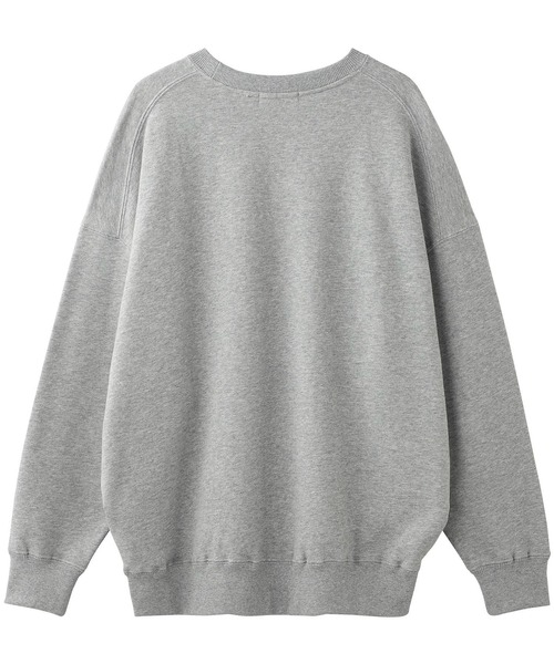 MILKFED.(ミルクフェド)の「COLLEGE SWEAT TOP(スウェット・レディース・オフホワイト/ブラック/アッシュ/ベージュ/ネイビー・ONE SIZE)」の14枚目の写真