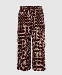 FLOWER CHECK BEACH PANTS