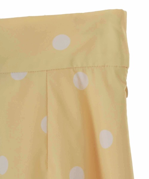 31 Sons de mode（トランテアン　ソン　ドゥ　モード）の「ドットバックチュールスカート（スカート・レディース・ブラック/イエロー/クリーム・38/36）」の5枚目の写真