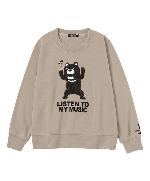 ポンチ素材 スパンコールトレーナー