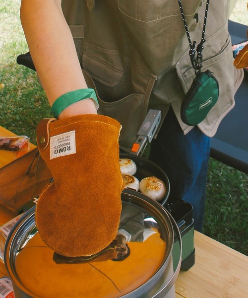 romo Leather mittens ロモ レザーミトン 鍋つかみ (S)（アウトドア