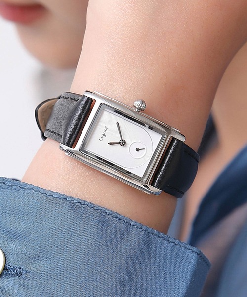 Ungrid（アングリッド）の「【ungrid/アングリッド】シグネチャー レクタングルフェイス  腕時計（アナログ腕時計・レディース・ブラック/ダークブラウン/ブラウン/シルバー/グリーン/キャメル・FREE）」の6枚目の写真