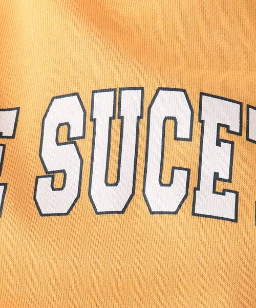 OPAQUE.CLIP（オペークドットクリップ）の「◆【C】 カレッジ風ロゴプリントウラケ（スウェット・レディース・グレー/ホワイト系/ライトオレンジ系・00）」の13枚目の写真