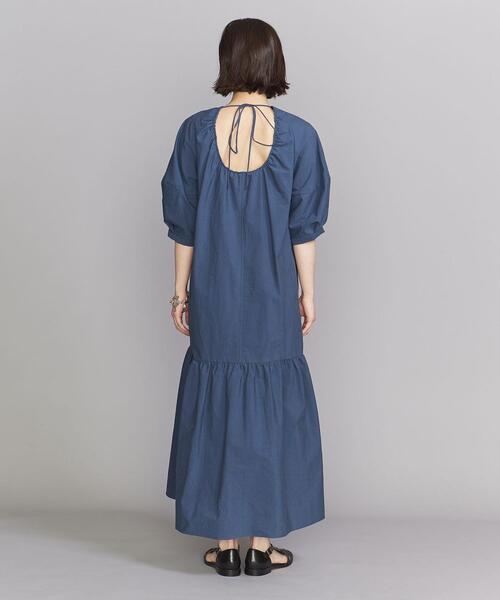 BEAUTY&YOUTH UNITED ARROWS（ビューティーアンドユースユナイテッドアローズ）の「BY バックリボン ボリューム マキシワンピース -ウォッシャブル-（ワンピース・レディース・ピンク/コバルトブルー/ブラック・FREE）」の17枚目の写真