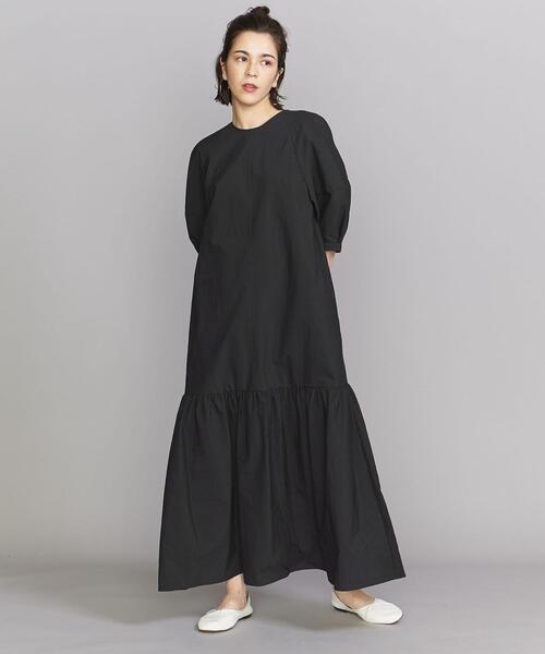 BEAUTY&YOUTH UNITED ARROWS（ビューティーアンドユースユナイテッドアローズ）の「BY バックリボン ボリューム マキシワンピース -ウォッシャブル-（ワンピース・レディース・ピンク/コバルトブルー/ブラック・FREE）」の21枚目の写真