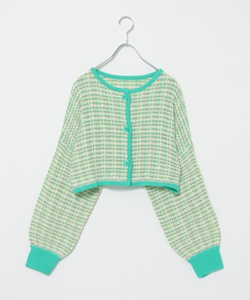 notch.（ノッチ）の「前後2WAYショートカーディガン（カーディガン/ボレロ・レディース・グリーン・M）」の13枚目の写真