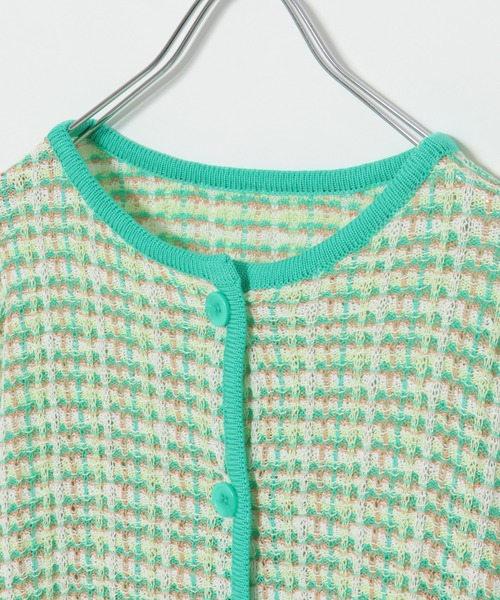 notch.（ノッチ）の「前後2WAYショートカーディガン（カーディガン/ボレロ・レディース・グリーン・M）」の11枚目の写真