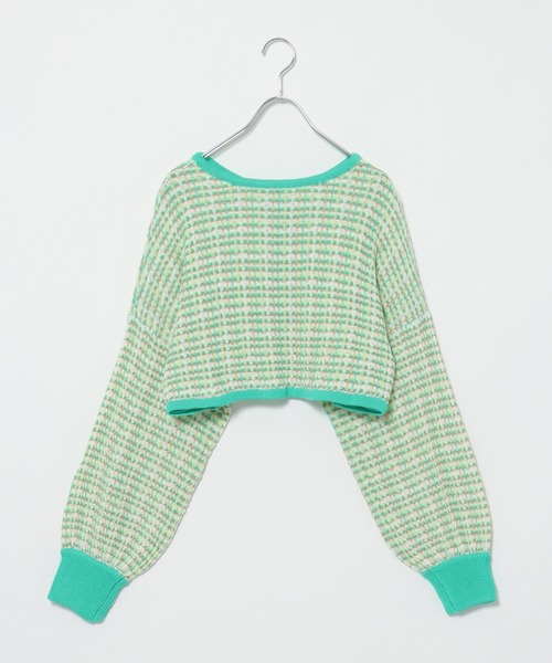 notch.（ノッチ）の「前後2WAYショートカーディガン（カーディガン/ボレロ・レディース・グリーン・M）」の12枚目の写真