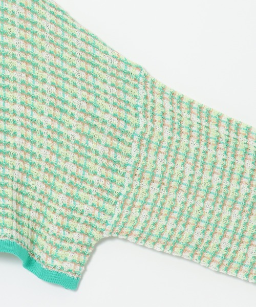 notch.（ノッチ）の「前後2WAYショートカーディガン（カーディガン/ボレロ・レディース・グリーン・M）」の10枚目の写真