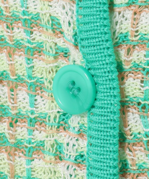 notch.（ノッチ）の「前後2WAYショートカーディガン（カーディガン/ボレロ・レディース・グリーン・M）」の7枚目の写真