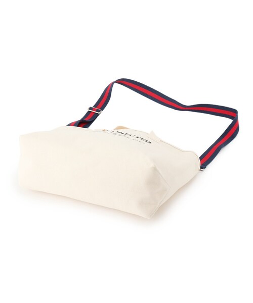 INDIVI（インディヴィ）の「◆【2WAY/A4収納可能】キャンバスショルダー（ショルダーバッグ・レディース・サンドベージュ/オフホワイト・00）」の9枚目の写真