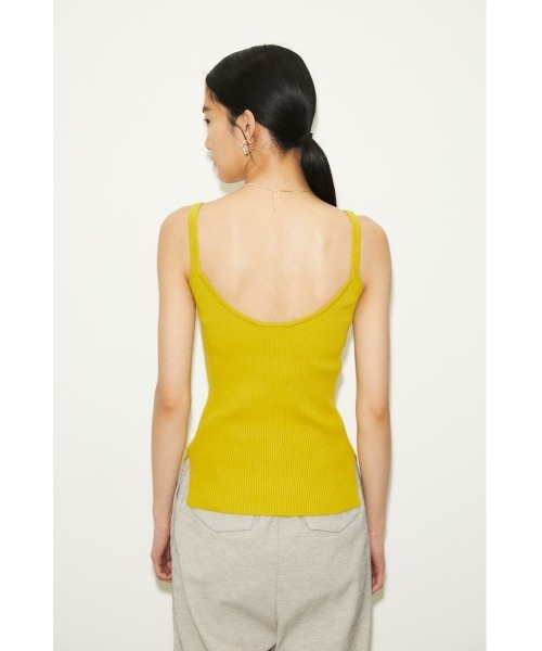 THROW by SLY（スローバイスライ）の「THROW 2P HG ARM RIB TOPS ハイゲージ リブ トップス（カーディガン/ボレロ・レディース・ブラック/イエロー・FREE）」の12枚目の写真