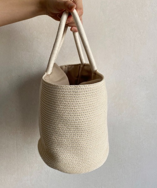 CAPRICIEUX LE'MAGE（カプリシューレマージュ）の「コロールテーパードバッグ（ハンドバッグ・レディース・ホワイト/ピンク/グリーン・FREE）」の16枚目の写真