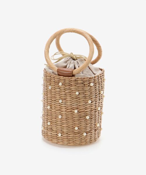 le.coeur blanc（ルクールブラン）の「バンクアンパールカゴトート（かごバッグ・レディース・ベージュ・FREE）」の7枚目の写真