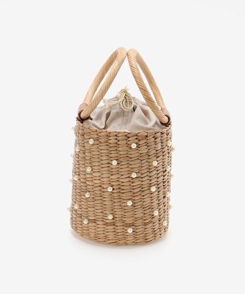 le.coeur blanc（ルクールブラン）の「バンクアンパールカゴトート（かごバッグ・レディース・ベージュ・FREE）」の8枚目の写真