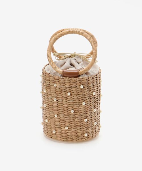 le.coeur blanc（ルクールブラン）の「バンクアンパールカゴトート（かごバッグ・レディース・ベージュ・FREE）」の9枚目の写真