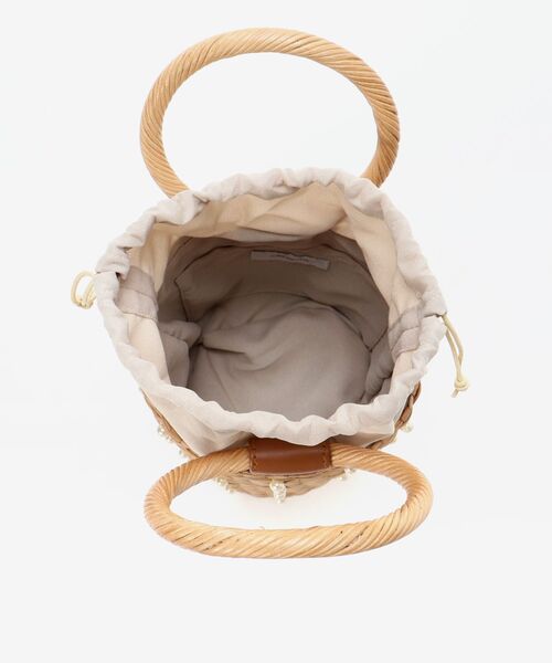 le.coeur blanc（ルクールブラン）の「バンクアンパールカゴトート（かごバッグ・レディース・ベージュ・FREE）」の11枚目の写真