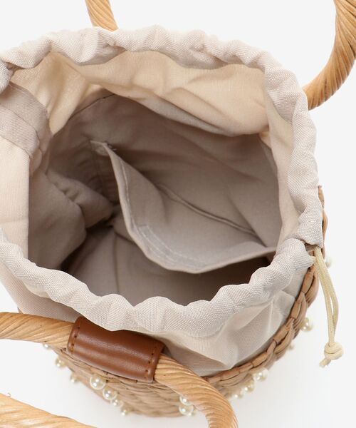 le.coeur blanc（ルクールブラン）の「バンクアンパールカゴトート（かごバッグ・レディース・ベージュ・FREE）」の14枚目の写真