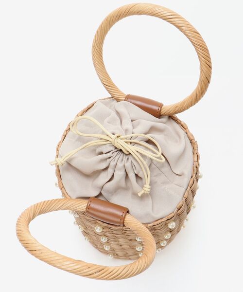 le.coeur blanc（ルクールブラン）の「バンクアンパールカゴトート（かごバッグ・レディース・ベージュ・FREE）」の13枚目の写真