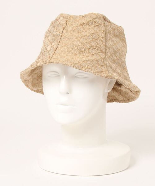 ehka sopo（エヘカソポ）の「ナチュラルチューリップハット（ハット・レディース・オフホワイト/ベージュ/キャメル・ﾌﾘ-）」の5枚目の写真