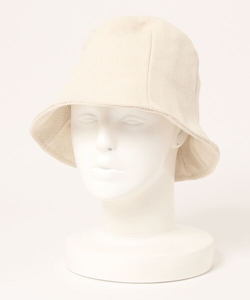 ehka sopo（エヘカソポ）の「ナチュラルチューリップハット（ハット・レディース・オフホワイト/ベージュ/キャメル・ﾌﾘ-）」の6枚目の写真