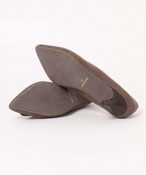 Te chichi(テチチ)の「FABRICシートヒールパンプス(パンプス・レディース・ダークブラウン/ベージュ・38/37)」の4枚目の写真