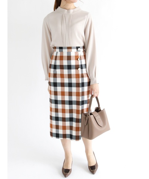 Te chichi(テチチ)の「FABRICシートヒールパンプス(パンプス・レディース・ダークブラウン/ベージュ・38/37)」の5枚目の写真