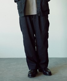 OMNIGOD | [OMNIGOD mens / オムニゴッド] ハイカウントリネン後染めインディゴ フレンチワークパンツ(その他パンツ)