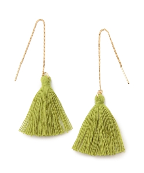 BEAMS BOY(ビームスボーイ)の「BEAMS BOY / タッセル ピアス(ピアス(両耳用)・レディース・レッド系その他/ミント/ブルー・ONE SIZE)」の18枚目の写真