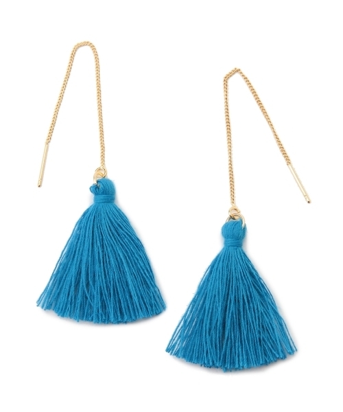 BEAMS BOY(ビームスボーイ)の「BEAMS BOY / タッセル ピアス(ピアス(両耳用)・レディース・レッド系その他/ミント/ブルー・ONE SIZE)」の11枚目の写真