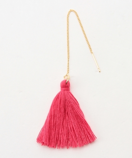 BEAMS BOY(ビームスボーイ)の「BEAMS BOY / タッセル ピアス(ピアス(両耳用)・レディース・レッド系その他/ミント/ブルー・ONE SIZE)」の12枚目の写真