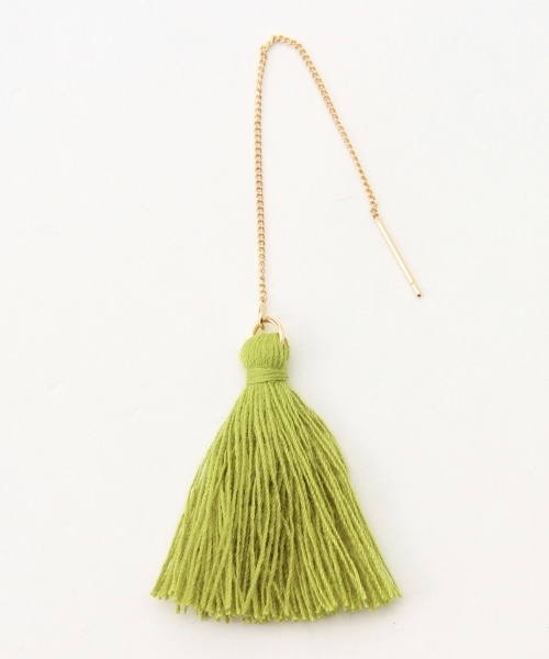 BEAMS BOY(ビームスボーイ)の「BEAMS BOY / タッセル ピアス(ピアス(両耳用)・レディース・レッド系その他/ミント/ブルー・ONE SIZE)」の15枚目の写真