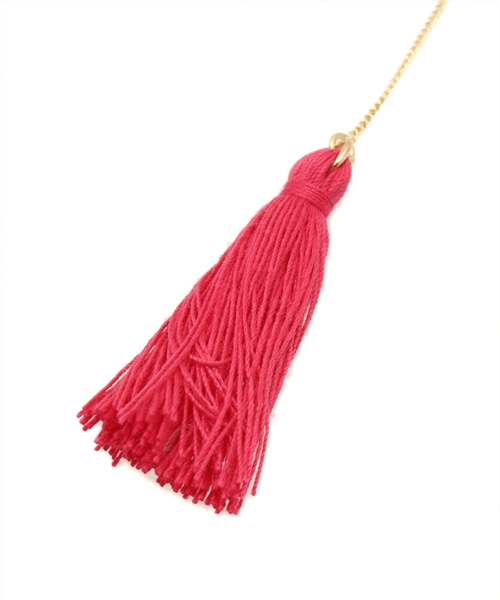 BEAMS BOY(ビームスボーイ)の「BEAMS BOY / タッセル ピアス(ピアス(両耳用)・レディース・レッド系その他/ミント/ブルー・ONE SIZE)」の4枚目の写真