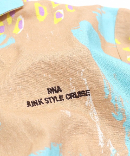 ブラウス シャツ B2707 アブストラクトペイントシャツ レディース RNA｜B2707 アブストラクトペイントシャツ | Rakuten Fashion
