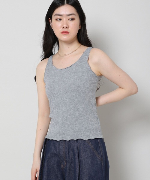 ALAND(エーランド)の「3.3Field Trip/プリーツキャミ 2285601(キャミソール・レディース・ライトブルー/ブラック/グレー/アイボリー・FREE)」の3枚目の写真