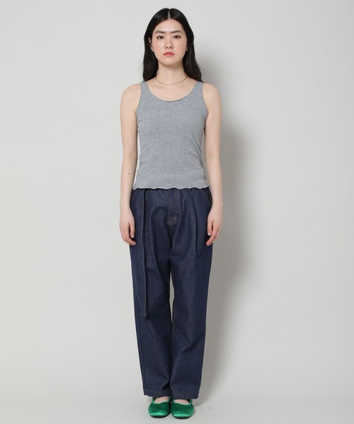 ALAND(エーランド)の「3.3Field Trip/プリーツキャミ 2285601(キャミソール・レディース・ライトブルー/ブラック/グレー/アイボリー・FREE)」の6枚目の写真